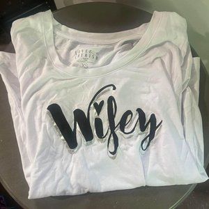 Wifey Tshirt XS Brand new never worn